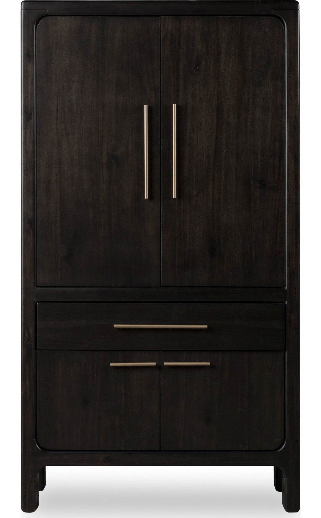 Zamba Bar Cabinet in Jaguar — product view on a white background