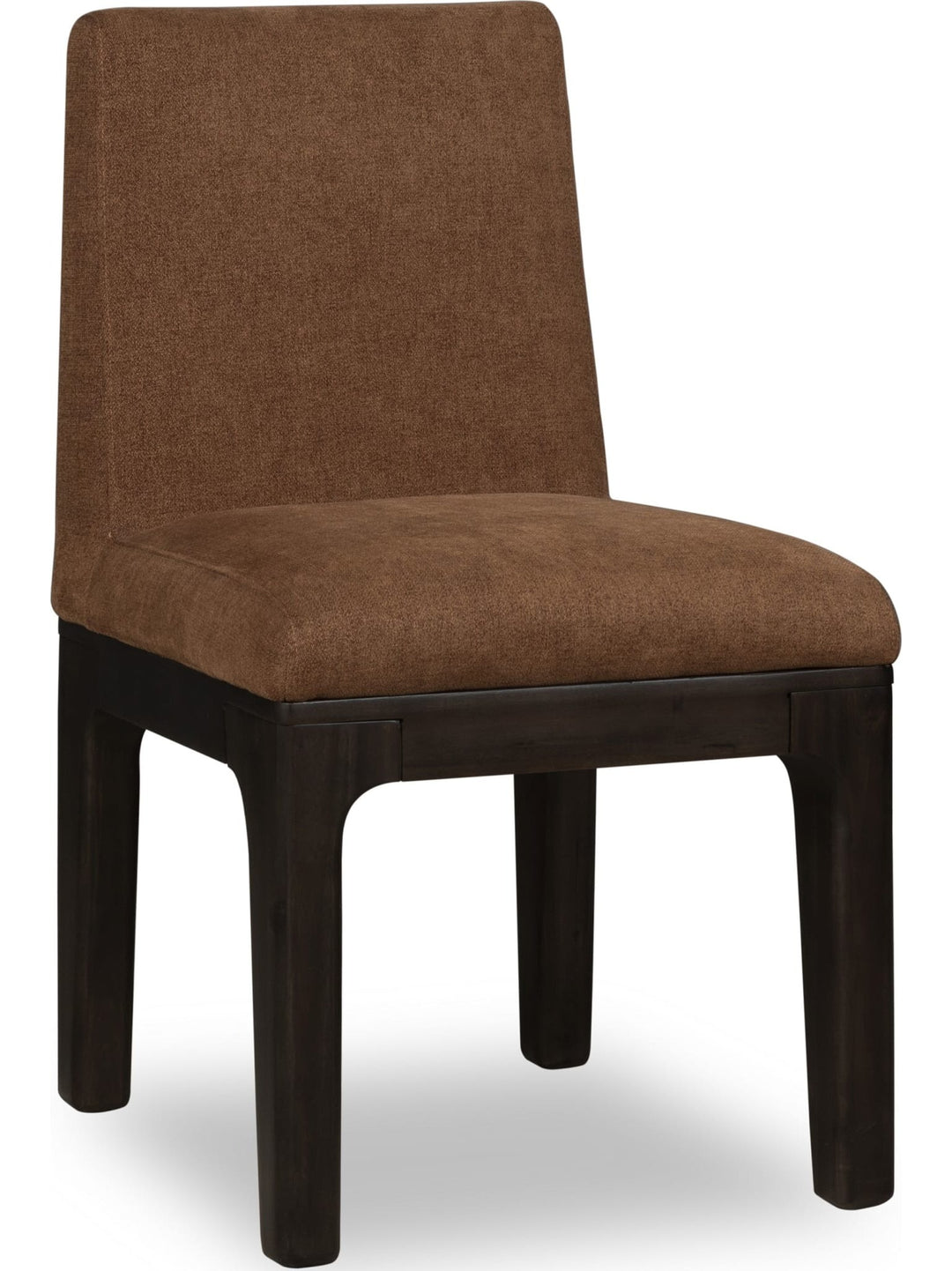 Zamba Chenille Upholstered Dining Chair in Pineapple and Jaguar — product view on a white background
