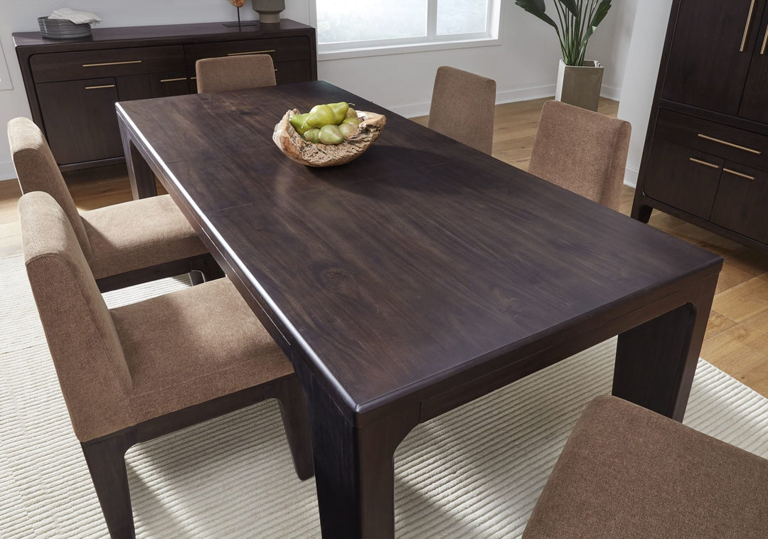 Zamba Extendable Dining Table in Jaguar — lifestyle photo