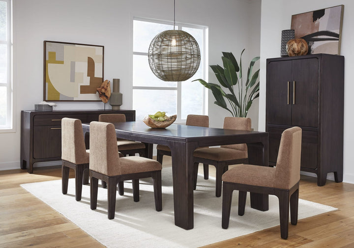 Zamba Extendable Dining Table in Jaguar — lifestyle photo