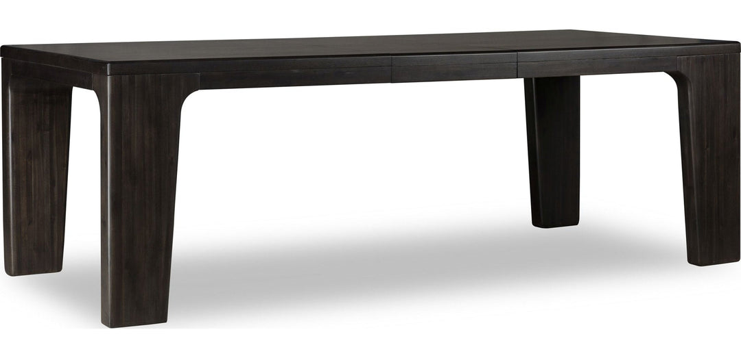Zamba Extendable Dining Table in Jaguar — product view on a white background