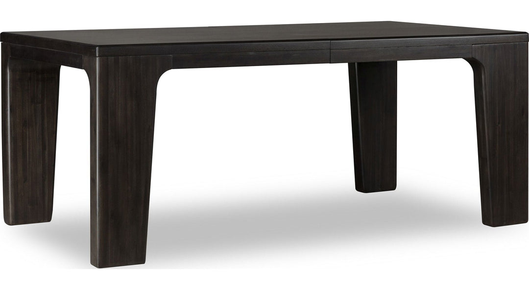 Zamba Extendable Dining Table in Jaguar — product view on a white background