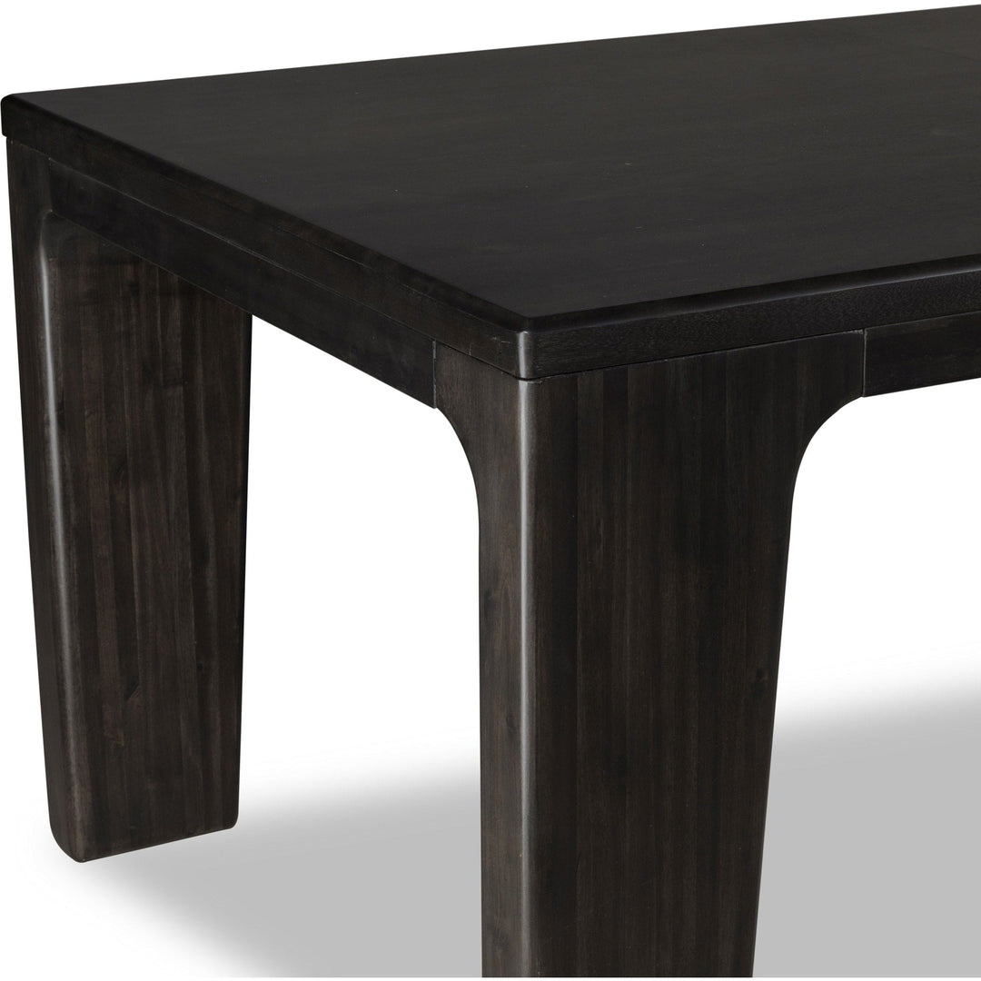 Zamba Extendable Dining Table in Jaguar — product view on a white background