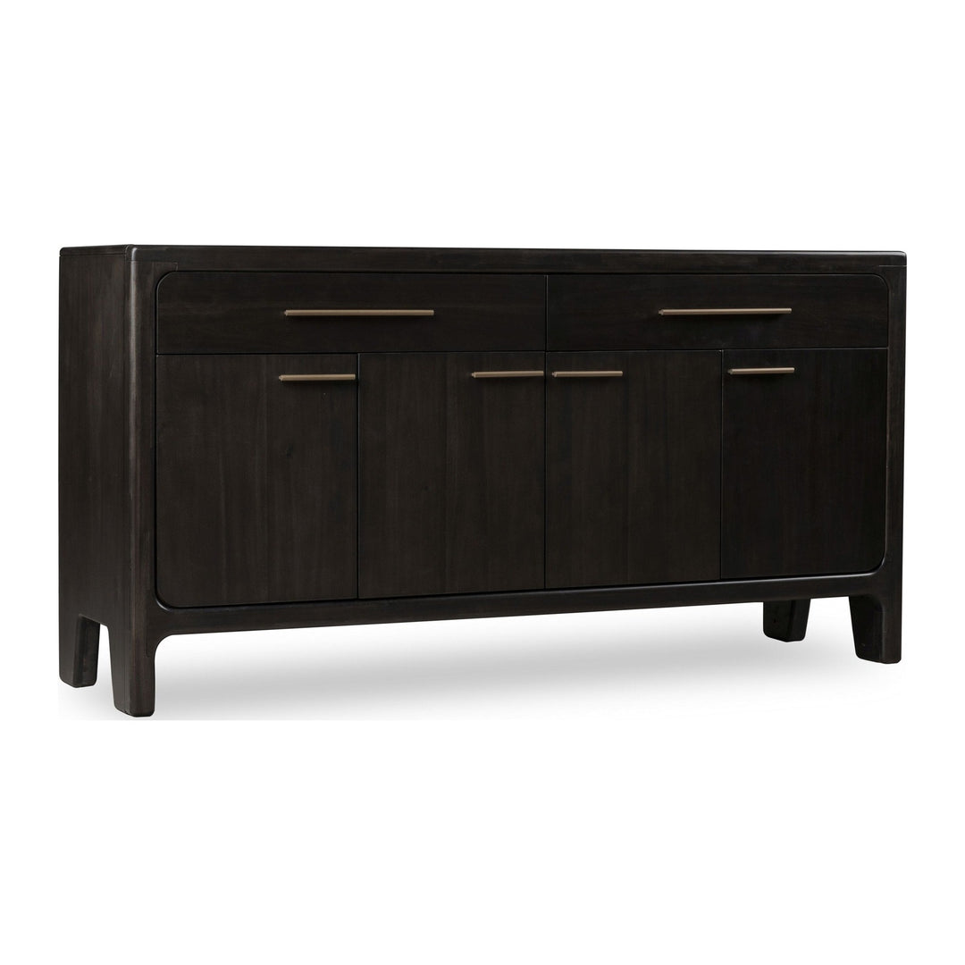 Zamba Four Door Two Drawer Sideboard by Modus in Jaguar — product view on a white background