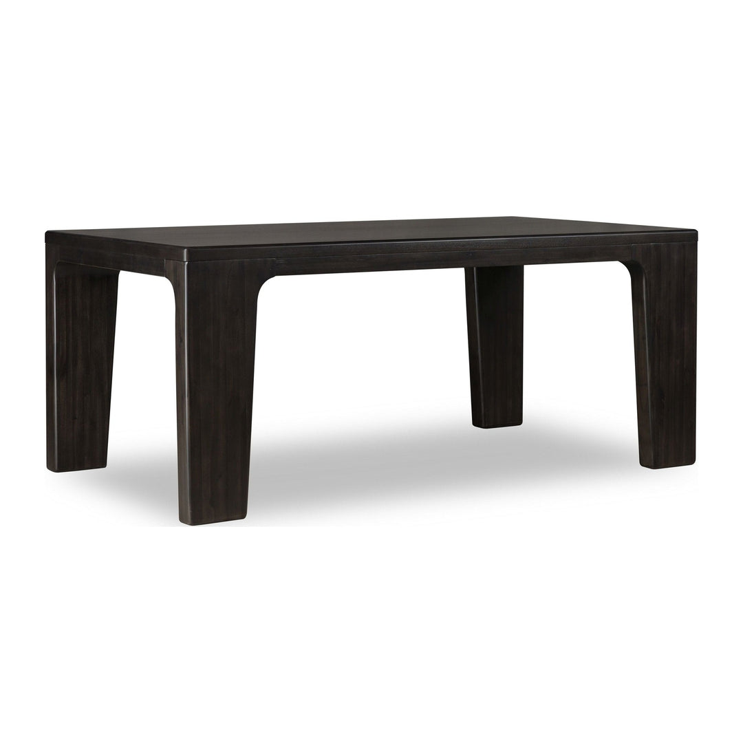Zamba Rectangular Dining Table by Modus in Jaguar — product view on a white background