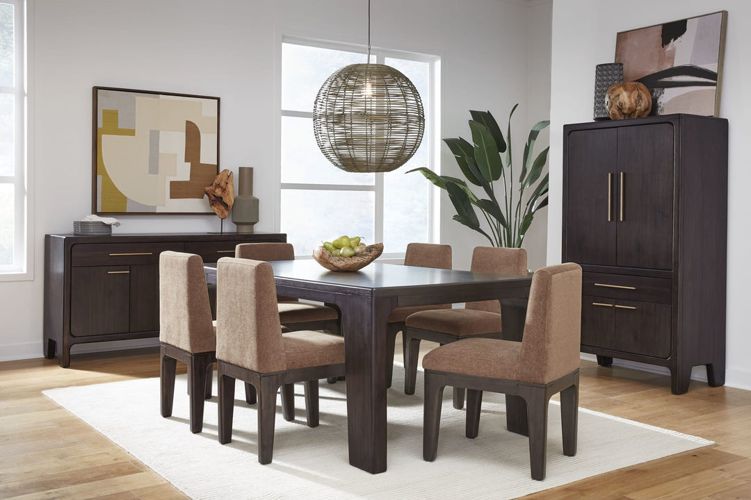 Zamba Rectangular Dining Table in Jaguar — lifestyle photo