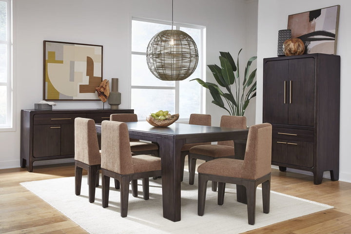 Zamba Rectangular Dining Table in Jaguar — lifestyle photo