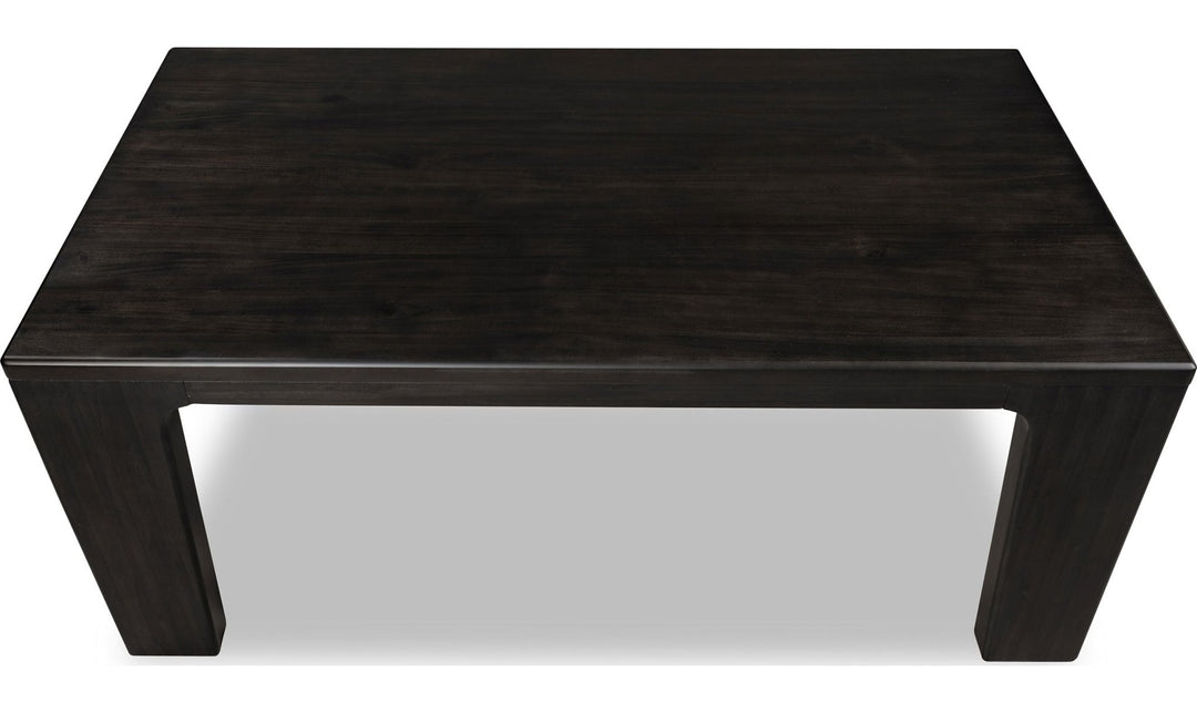 Zamba Rectangular Dining Table in Jaguar — product view on a white background