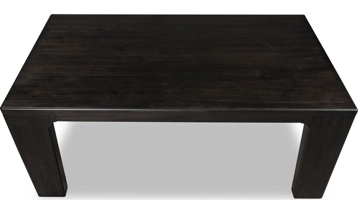 Zamba Rectangular Dining Table in Jaguar — product view on a white background
