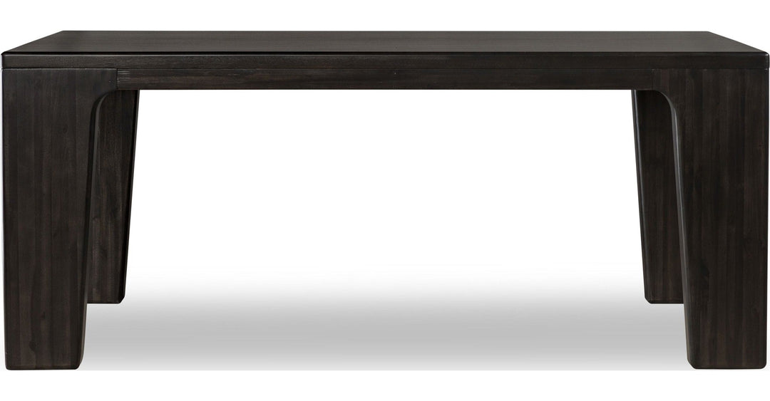Zamba Rectangular Dining Table in Jaguar — product view on a white background