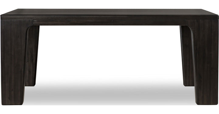Zamba Rectangular Dining Table in Jaguar — product view on a white background