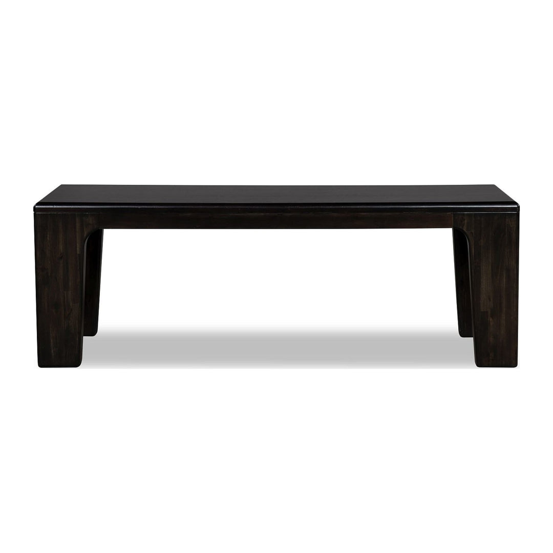 Zamba Wood Dining Bench by Modus in Jaguar — product view on a white background