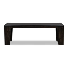 Zamba Wood Dining Bench by Modus in Jaguar — product view on a white background