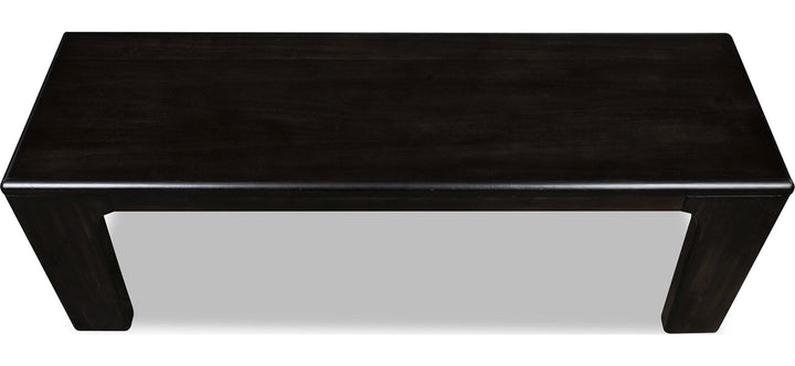 Zamba Wood Dining Bench in Jaguar — product view on a white background