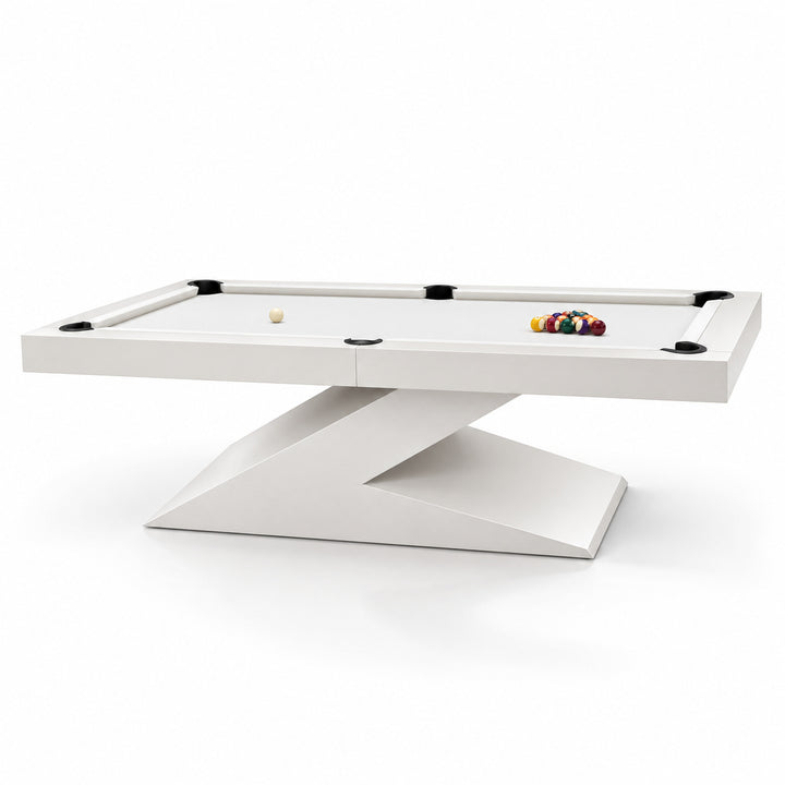 Zane pool table - Crisp White 