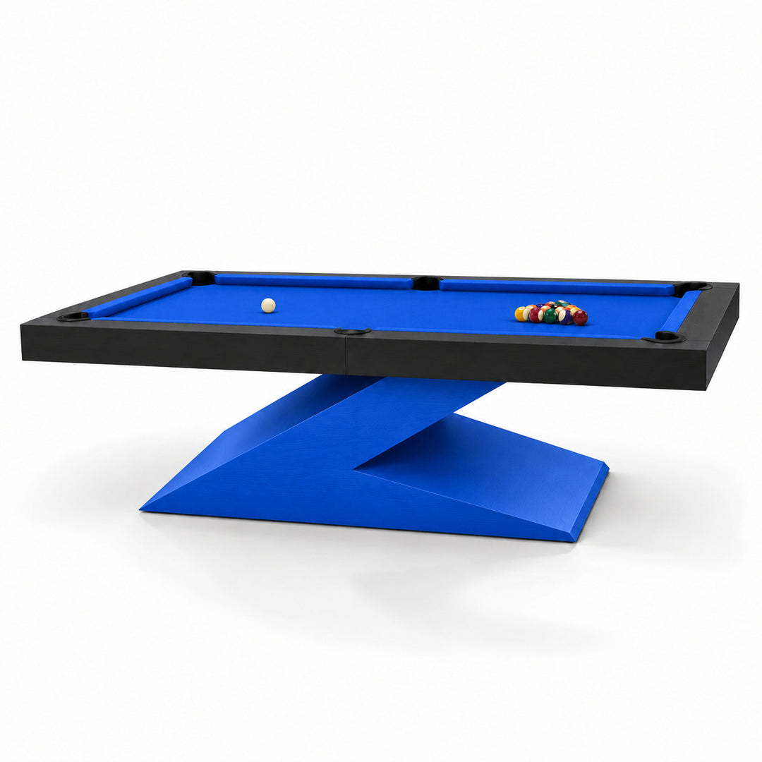 Zane pool table - Electric Blue 