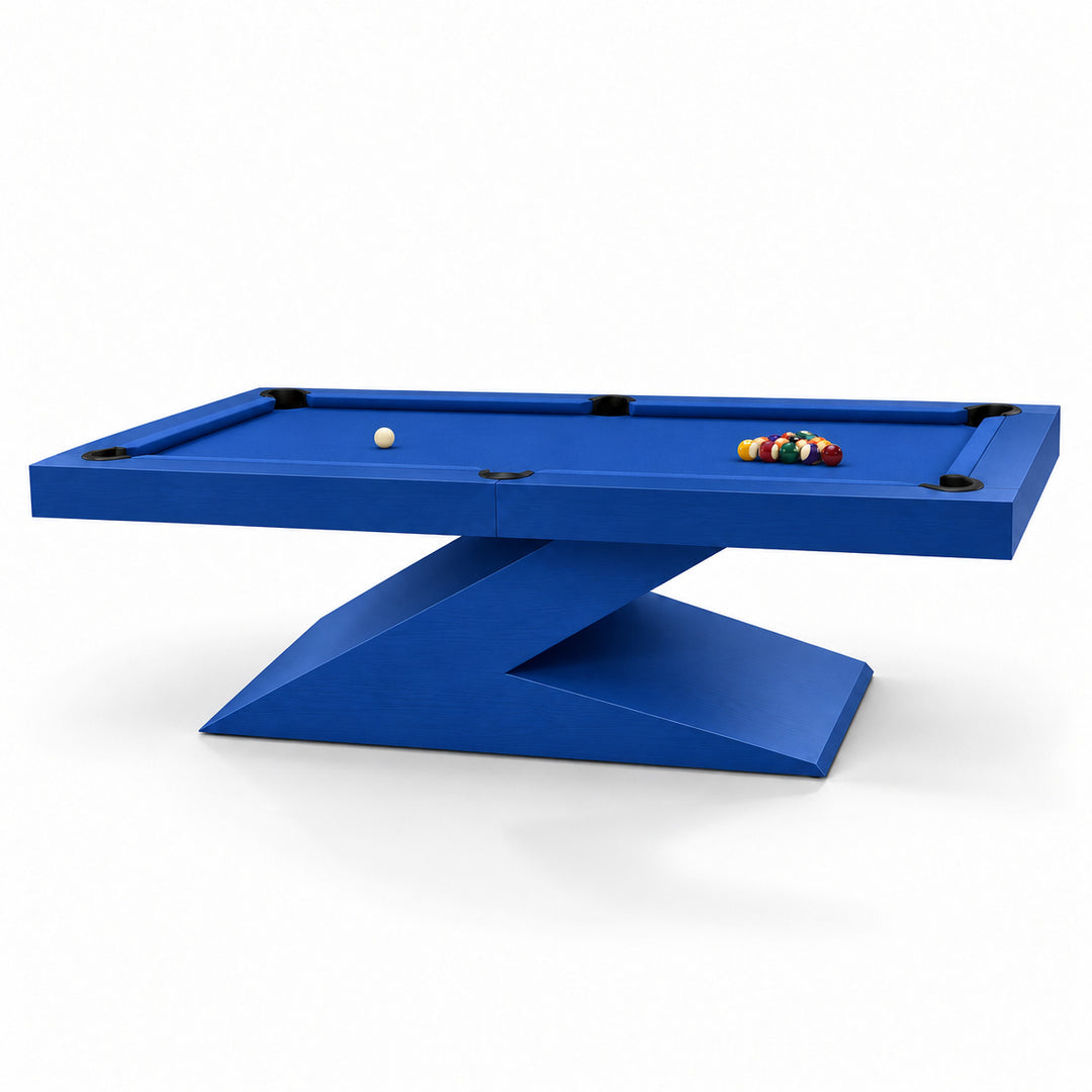 Zane pool table - Solid Cobalt 