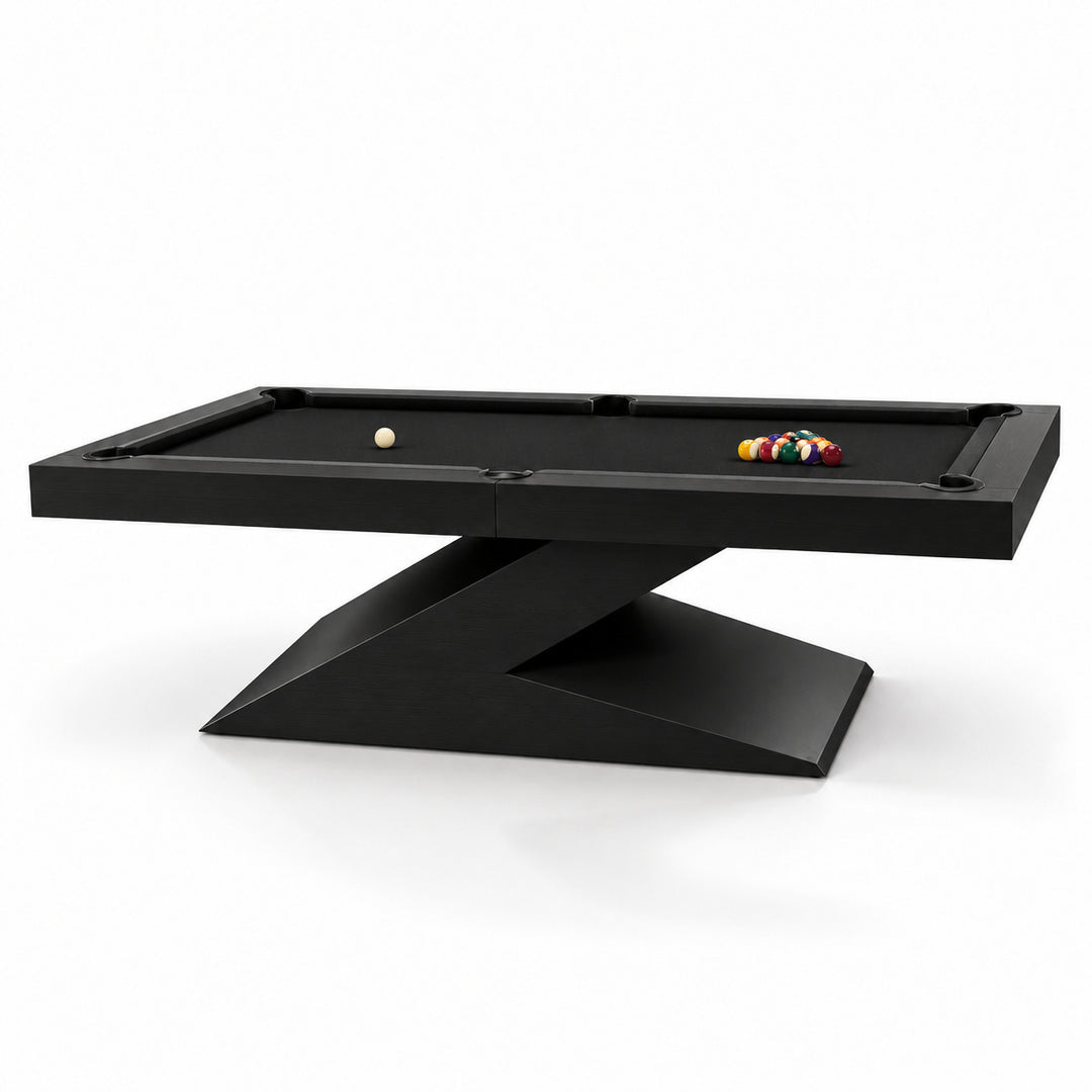 Zane pool table - Solid Black 
