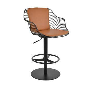 Zebra Arm Piston Stool by SohoConcept Bar Stools Soho Concept