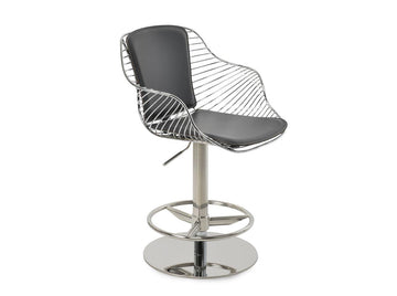 Zebra Arm Piston Stool by SohoConcept Bar Stools Soho Concept