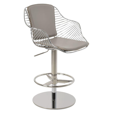 Zebra Arm Piston Stool by SohoConcept Bar Stools Soho Concept