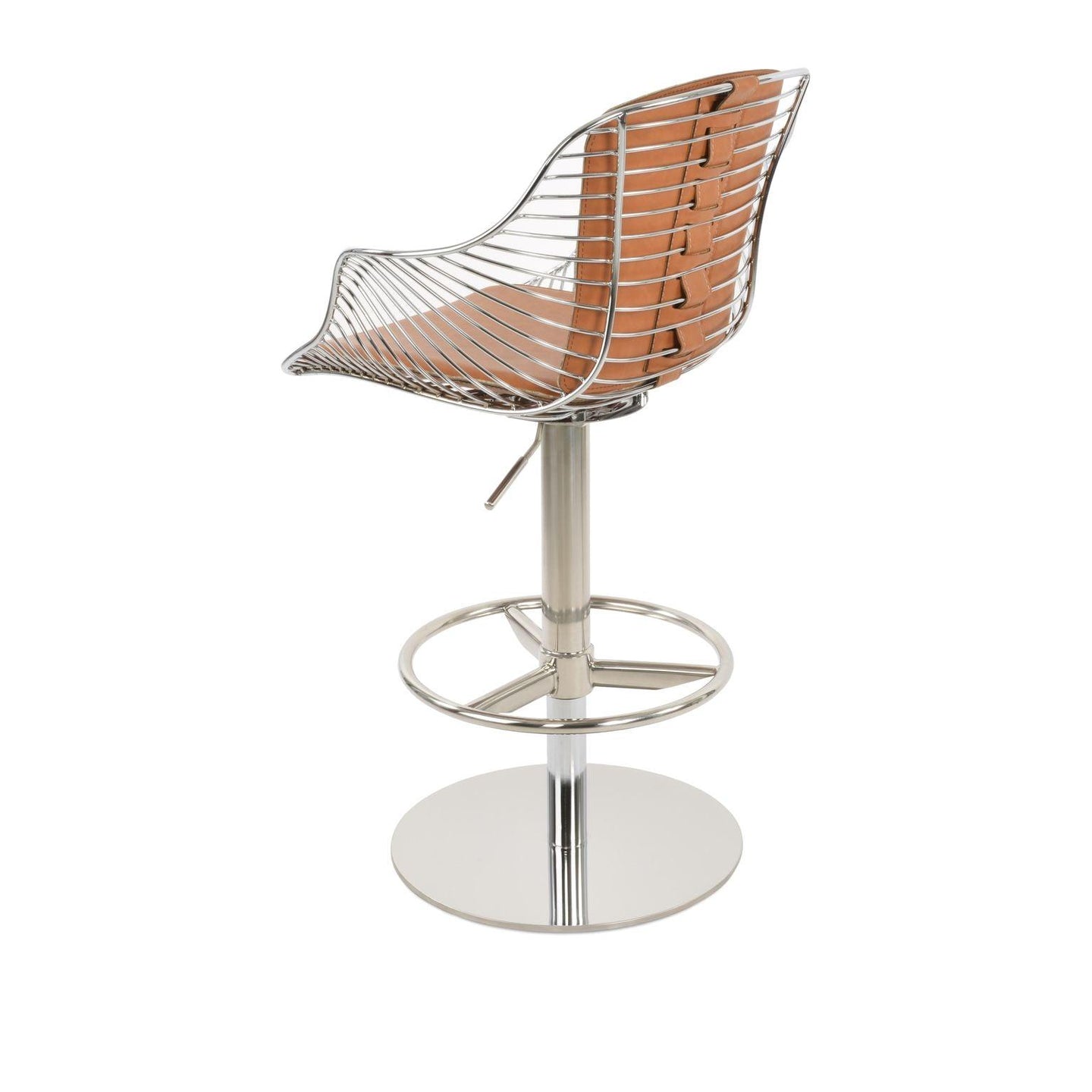 Zebra Arm Piston Stool by SohoConcept Bar Stools Soho Concept
