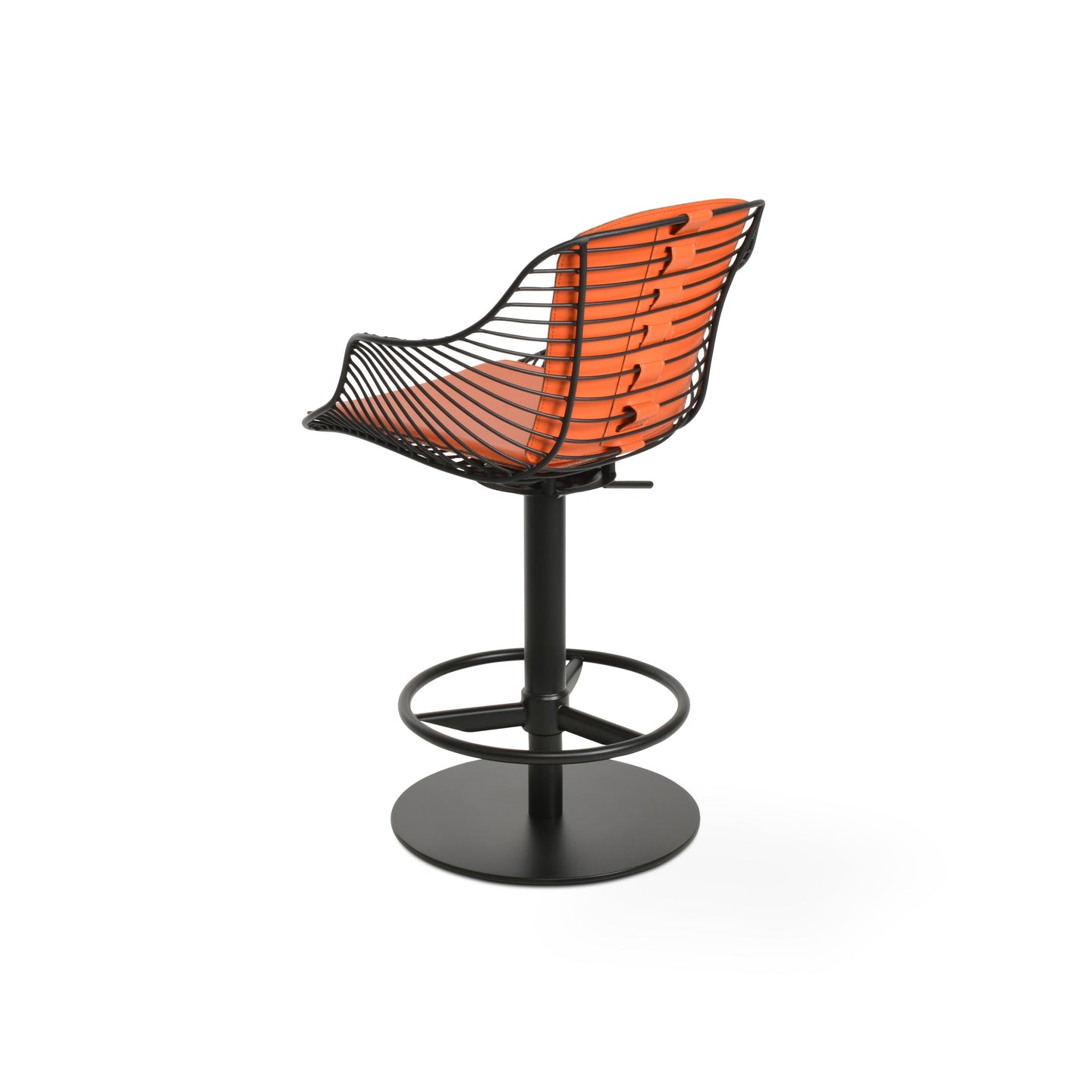 Zebra Arm Piston Stool by SohoConcept Bar Stools Soho Concept