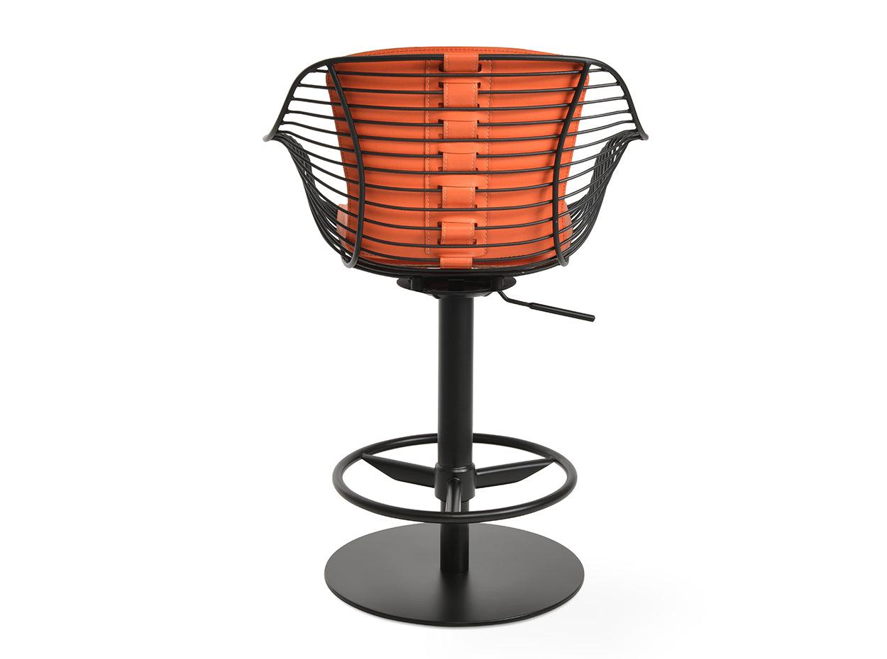 Zebra Arm Piston Stool by SohoConcept Bar Stools Soho Concept