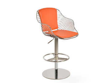 Zebra Arm Piston Stool by SohoConcept Bar Stools Soho Concept