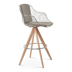 Zebra Pyramid MW Swivel Stool by Soho Concept – view 3