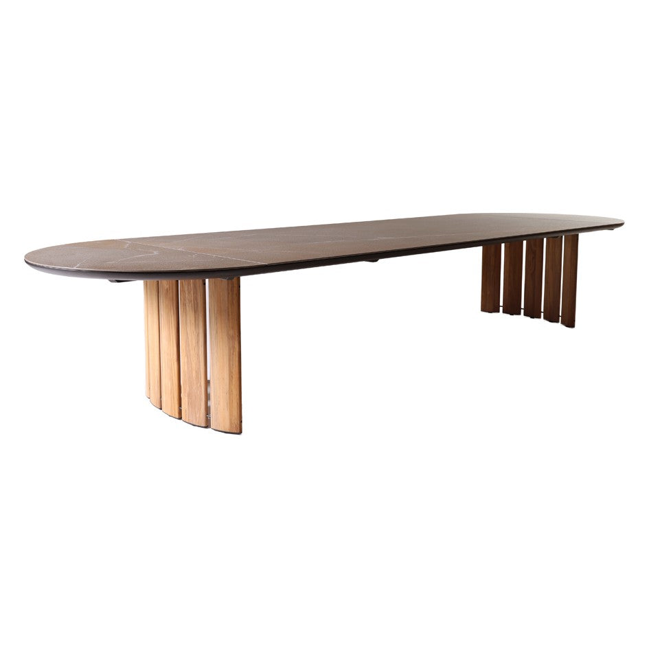 Zen 4m Table by Barlow Tyrie, white background