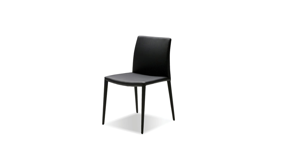 Mobital Zeno Dining Chair in Black on a white background