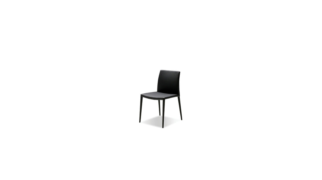 Mobital Zeno Dining Chair in Black on a white background