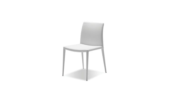 Mobital Zeno Dining Chair in White on a white background
