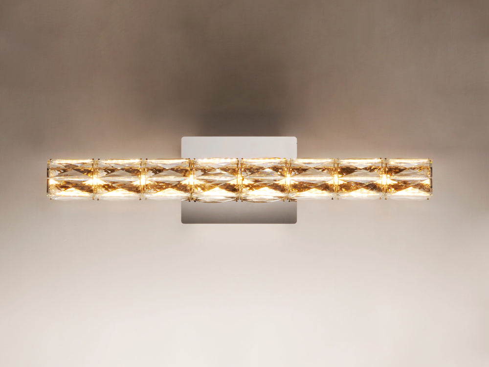 Zephyr 24" LED Bath Vanity by ET2 Lighting, styled view 1