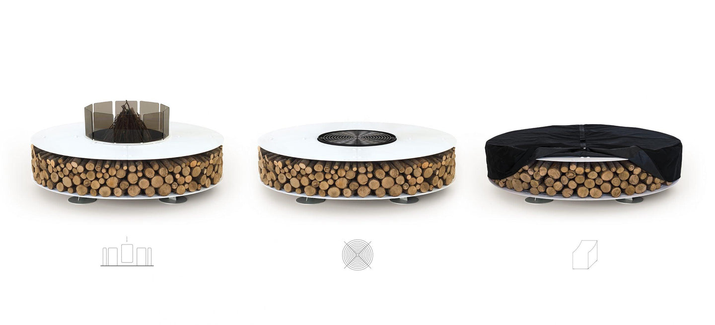 ZERO Steel FIRE PIT Outdoor / Outdoor Fire Tables AK47 Design