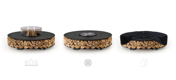 ZERO Steel FIRE PIT Outdoor / Outdoor Fire Tables AK47 Design