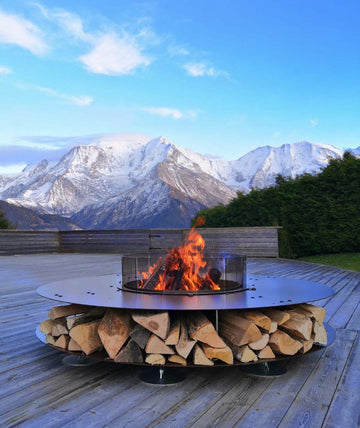 ZERO Steel FIRE PIT Outdoor / Outdoor Fire Tables AK47 Design