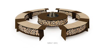 ZERO Steel FIRE PIT Outdoor / Outdoor Fire Tables AK47 Design