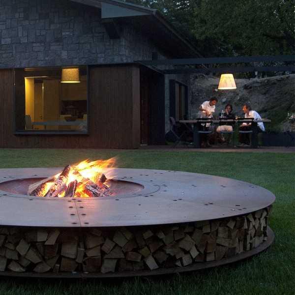 ZERO Steel FIRE PIT Outdoor / Outdoor Fire Tables AK47 Design