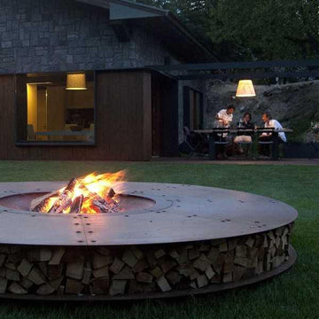 ZERO Steel FIRE PIT Outdoor / Outdoor Fire Tables AK47 Design