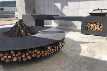 ZERO Steel FIRE PIT Outdoor / Outdoor Fire Tables AK47 Design