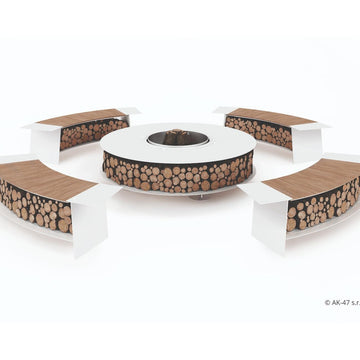 ZERO Steel FIRE PIT Outdoor / Outdoor Fire Tables AK47 Design