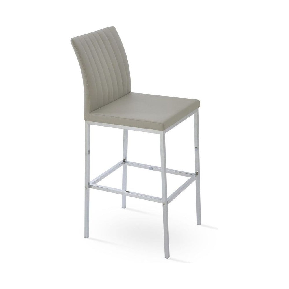 Zeyno Chrome Stool by Soho Concept — product view