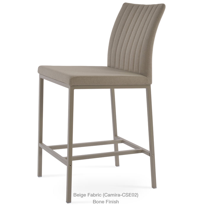 Zeyno Chrome Stool Soho Concept