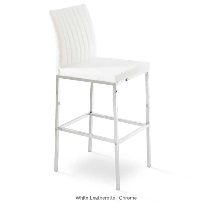 Zeyno Chrome Stool Soho Concept