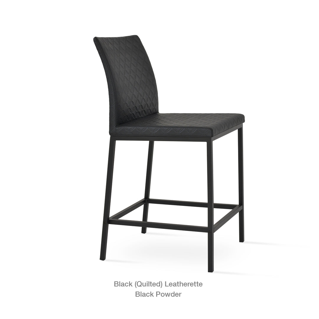 Zeyno Chrome Stool Soho Concept