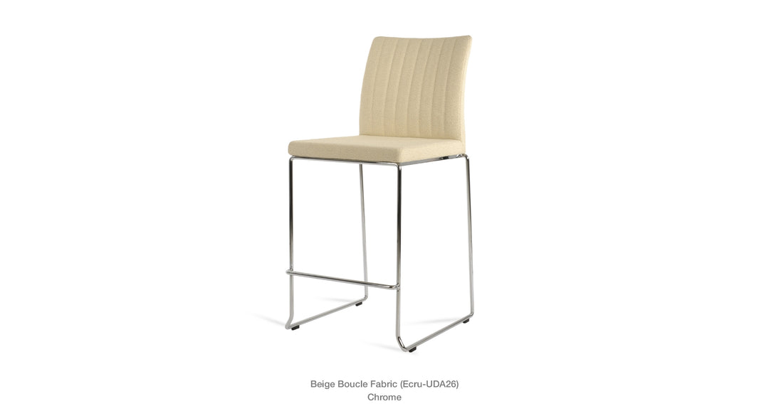 Zeyno Wire Stackable Stool front view