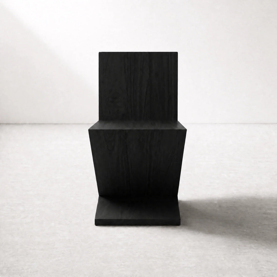 Zig Zag Chair | Black by Interior Moderna - view 7
