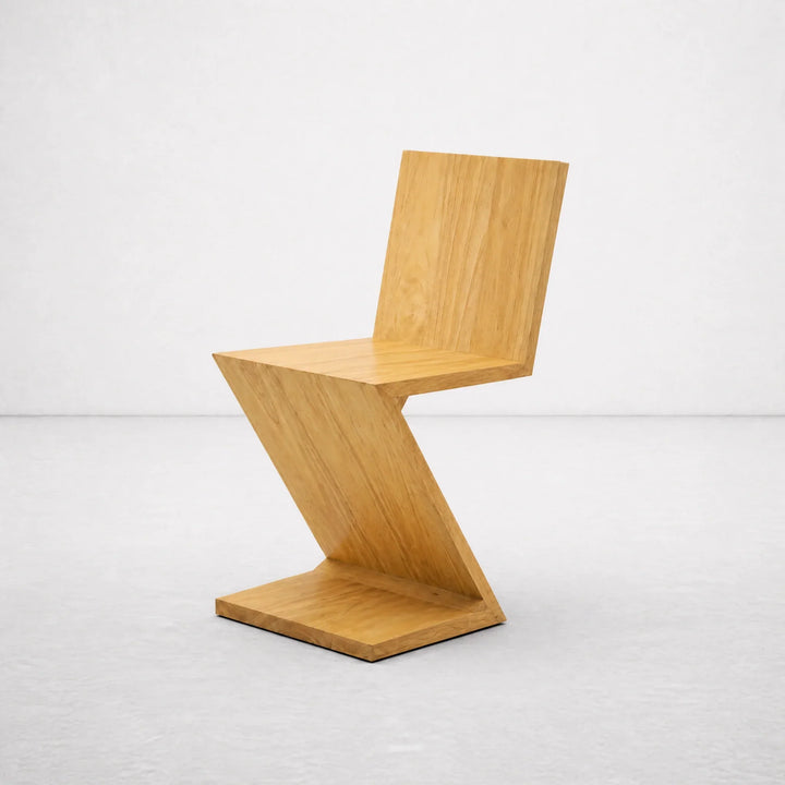 Zig Zag Chair | Natural Wood by Interior Moderna - view 4